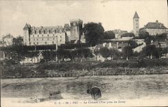CPA Pau Le Chateau Vue prise du Gave