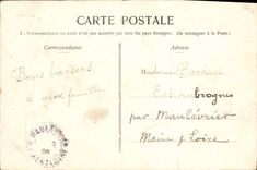 VINTAGE POSTCARD the Island Bouchard the Castle Of the Temple General Aspect