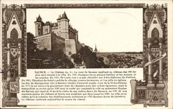 VINTAGE POSTCARD Saumur the Castle
