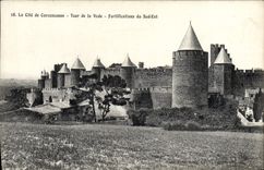 CPA La Cite De Carcassonne Tour De La Vade Fortifications Du Sud Est