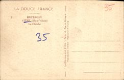 VINTAGE POSTCARD Brittany Glazes Chatelet