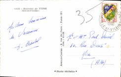 CPM Souvenir De Vitre