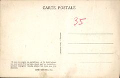 VINTAGE POSTCARD Combourg the Castle And I' Etang