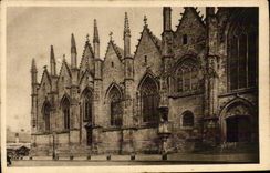 CPA Bretagne Vitre Eglise Notre Dame Face Laterale Sud