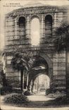 Ruinas de Burdeos de la POSTAL de la VENDIMIA del paladar de Gallien