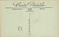 Burdeos de la POSTAL de la VENDIMIA el monumento De Gambetta