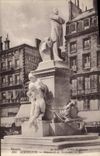 VINTAGE POSTCARD Bordeaux Monument De Gambetta