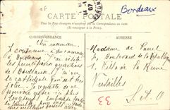 Iglesia Fernando de Burdeos de la POSTAL de la VENDIMIA Saint