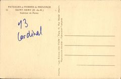 CPA Saint Remy Interieur De Ferme