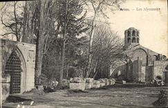VINTAGE POSTCARD Arles Alyscamps