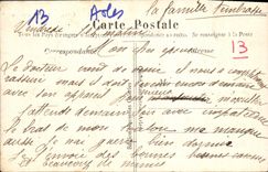 VINTAGE POSTCARD Arles Alyscamps