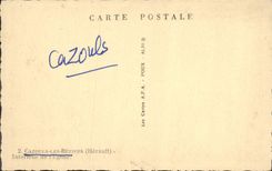 CPA Cazouls Les Beziers Interieur De I'Eglise