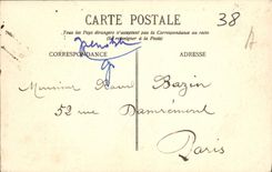 CPA Grenoble Et La Chaine Des Alpes Effet De Nuit