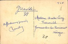 CPA Grenoble Monument A la gloire des diables Bleus Militaria 