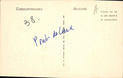 Alrededores de la POSTAL de la VENDIMIA de Grenoble los puentes De Claix y el collar De I' Arc