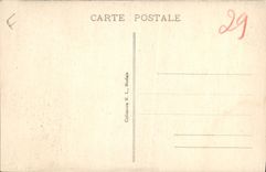 VINTAGE POSTCARD Holy pol. Of Interior Leon of Creis Ker Retable of the virgin