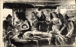 CPA Saint Thegonnec Le sepulcre Jacques Lespaignol