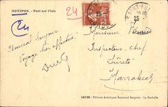 CPA Montpon Pont Sur I'Isle