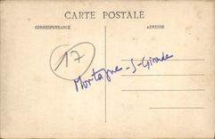 VINTAGE POSTCARD Mortagne On the Gironde the Hermitage La Chapelle Monolith