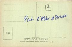 VINTAGE POSTCARD Bridge the Abbot D' Arnoult the Church