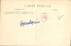 VINTAGE POSTCARD Forcalquier the Citadel