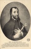 VINTAGE POSTCARD Louvesc True Portrait of Saint Governed Jean François
