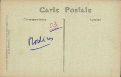 VINTAGE POSTCARD Moulins View Taken of Madeteine