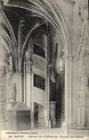 VINTAGE POSTCARD Interior Nantes of the Cathedral Staircase of the Organ