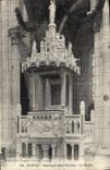 VINTAGE POSTCARD Nantes Basilica Saint Nicolas the pulpit
