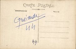 VINTAGE POSTCARD Guerande Interior of Collegial St Aubin