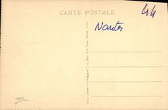 VINTAGE POSTCARD Nantes Bridge of the Beautiful Cross