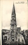 VINTAGE POSTCARD Nantes the Church Saint Nicolas