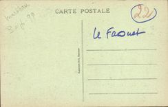 CPA Le Faouet Chapelle Sainte Barbe L'autel et les vitraux