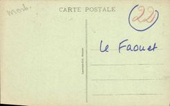 VINTAGE POSTCARD Faouet Chapelle Saint Bores and St Michel