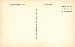 VINTAGE POSTCARD Holy Leu D' Esserent the Church