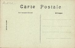 VINTAGE POSTCARD Laon the Cathedral the nave