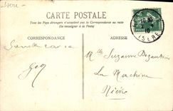 VINTAGE POSTCARD Grenoble View and the Alpine range