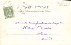 VINTAGE POSTCARD Lyon Slope Church of Fourviere