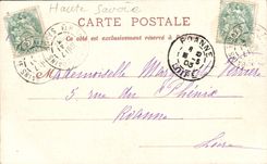 CPA Gorges du pont du dibale 