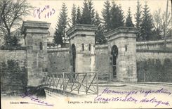 VINTAGE POSTCARD Langres Pore of the Troughs