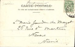VINTAGE POSTCARD Turn of the Keep Castle of Chambéry