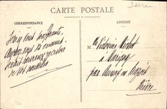 Camino de Vercors de la POSTAL de la VENDIMIA de las grandes piezas estrechas