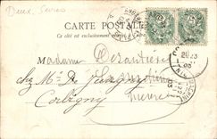 VINTAGE POSTCARD Parthenay Carries Holy Jacques Vue External