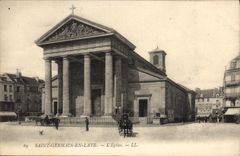 CPA Saint Germain En Laye L'Eglise