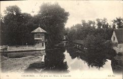 CPA Chartres Vue Prise sur L'Eure la Courtille