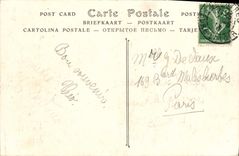 POSTAL Chartres de la VENDIMIA el ayuntamiento el cuarto de las uniones