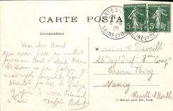 VINTAGE POSTCARD Surroundings of Mantes La Jolie Seen External of the Hermitage St Saver