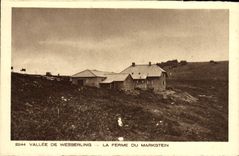 VINTAGE POSTCARD Valley De Wesserling the farm of Markstein