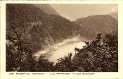 VINTAGE POSTCARD Massive of Hohneck Altenweiher seen of Raibkopf