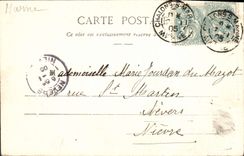 VINTAGE POSTCARD Church St Wolf Trawl-nets on Wolf